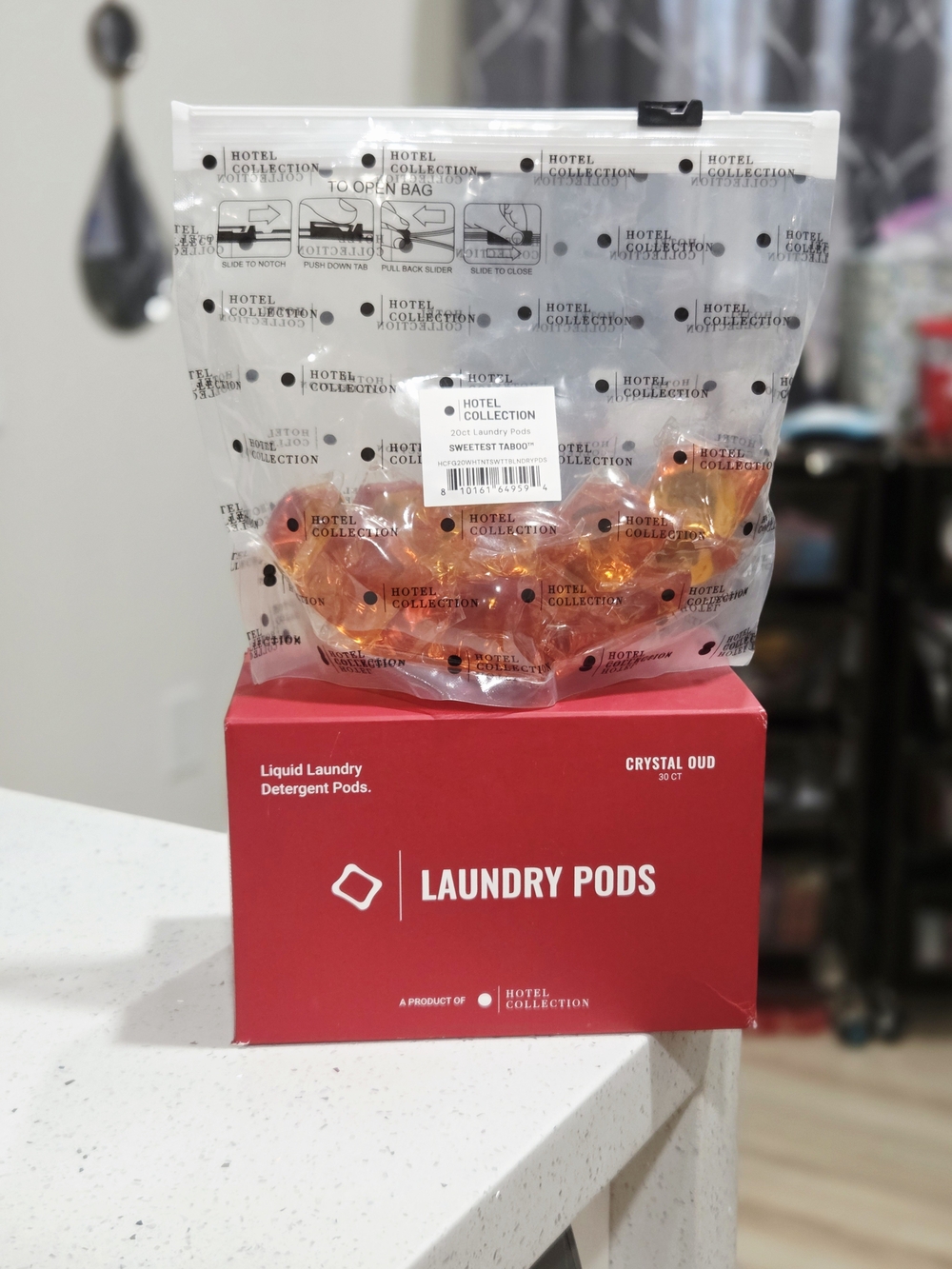 Hotel Collection Crystal Oud 30ct & Sweetest Taboo 20ct Laundry Pods -